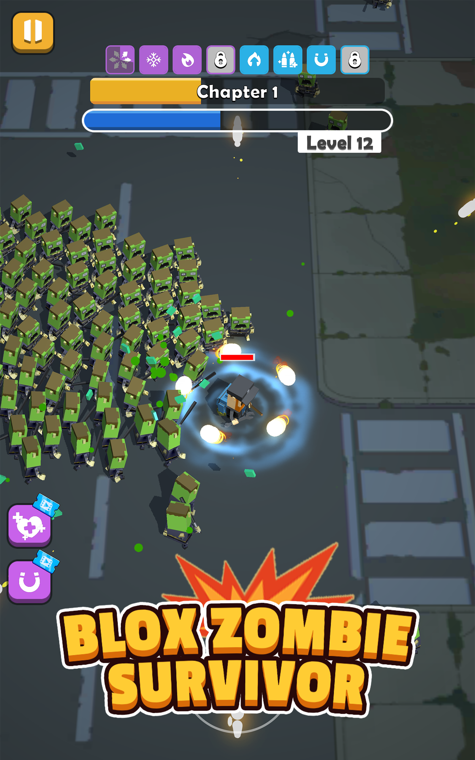 Blox Zombie Survivor 遊戲截圖