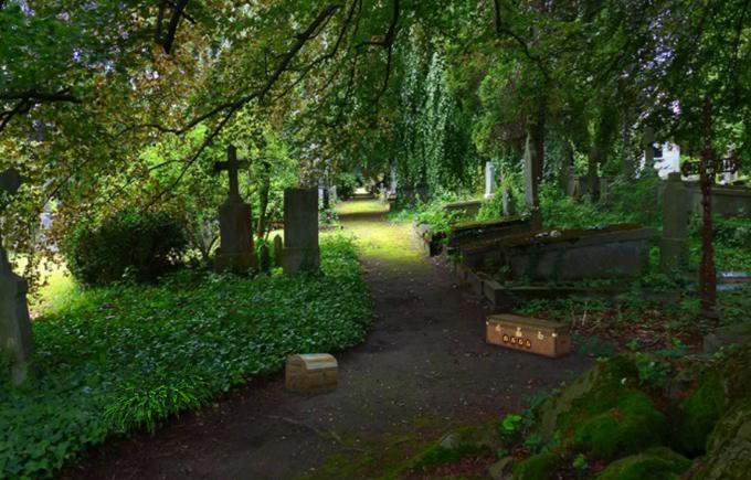 Escape Game Challenge - Cemetery Game Screenshot