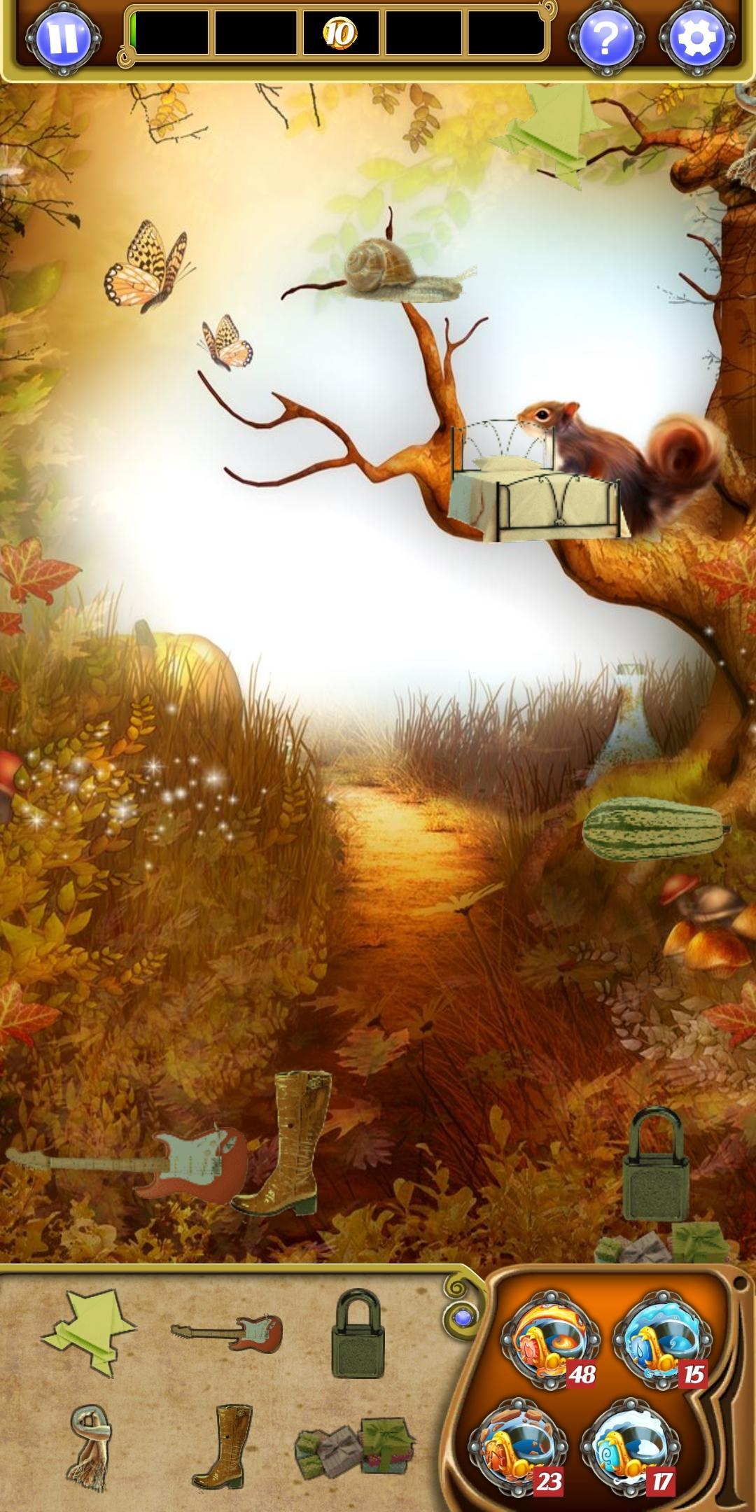 Hidden Object - Autumn Garden Game Screenshot