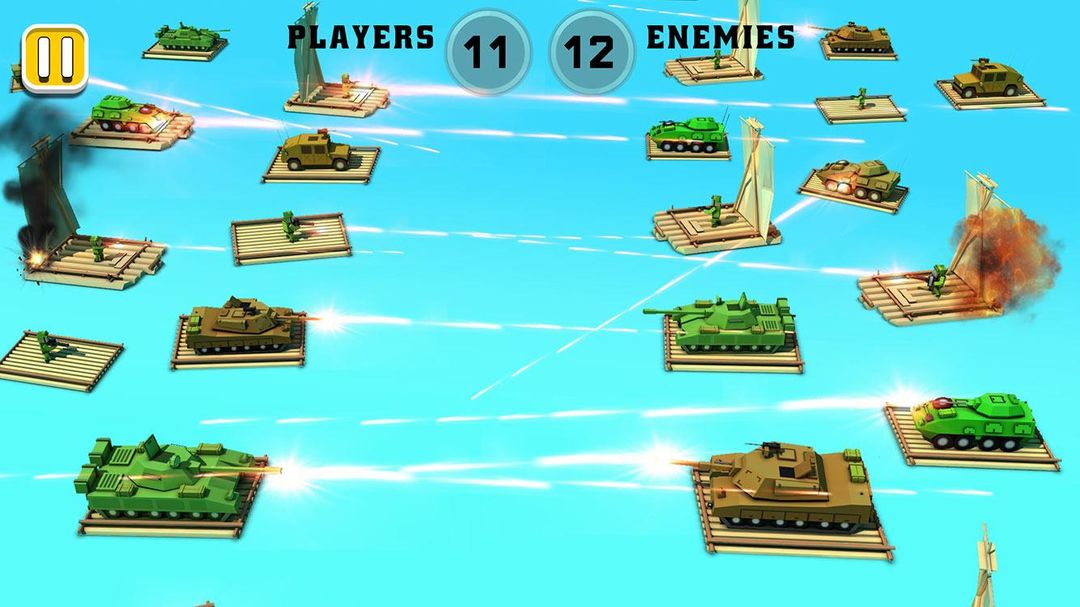 Screenshot of RAFT Battle Sim 2017