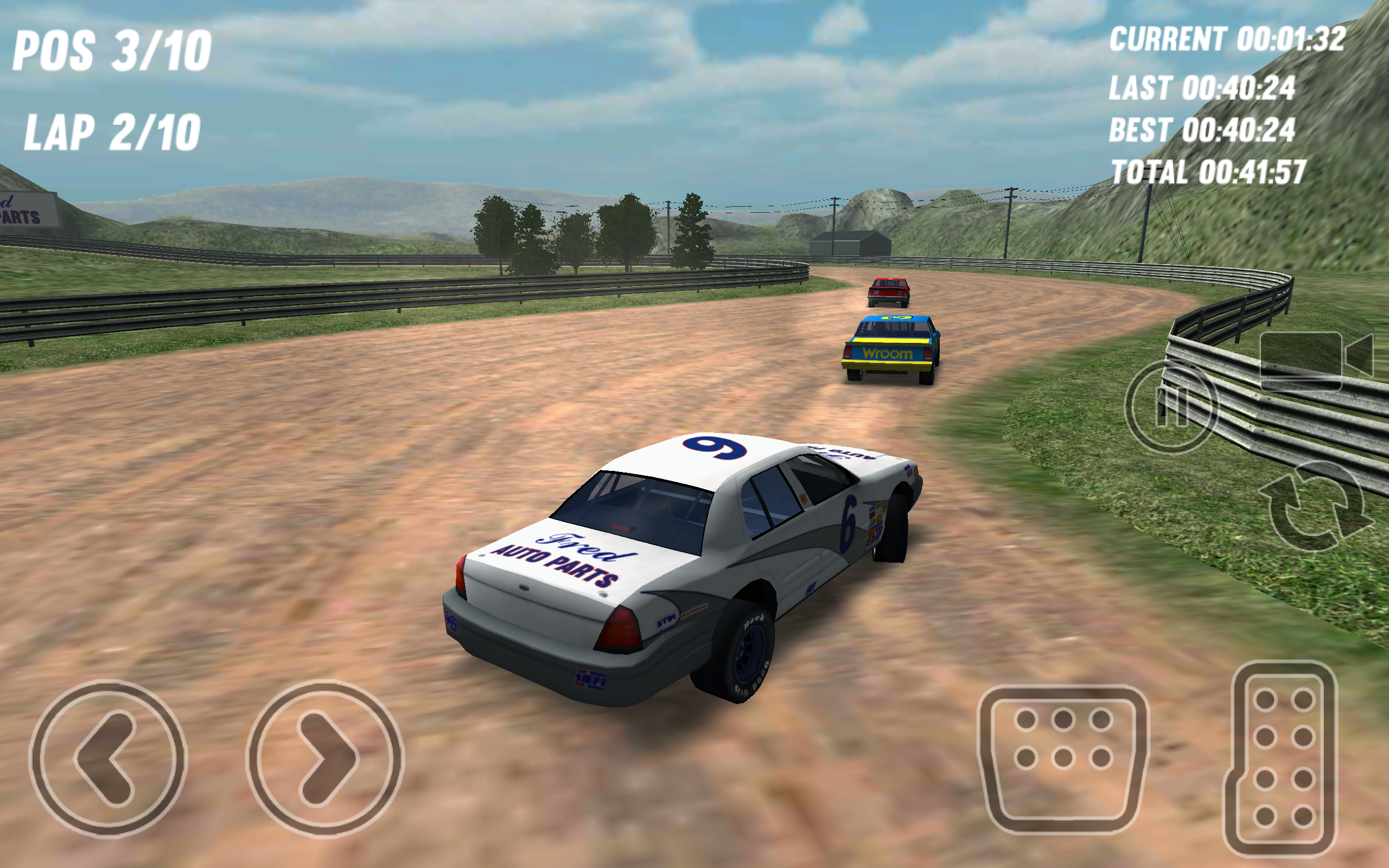Dirt Track Stock Cars Game Screenshot