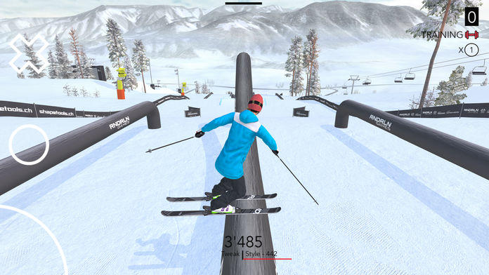 Cuplikan Layar Game Just Freeskiing