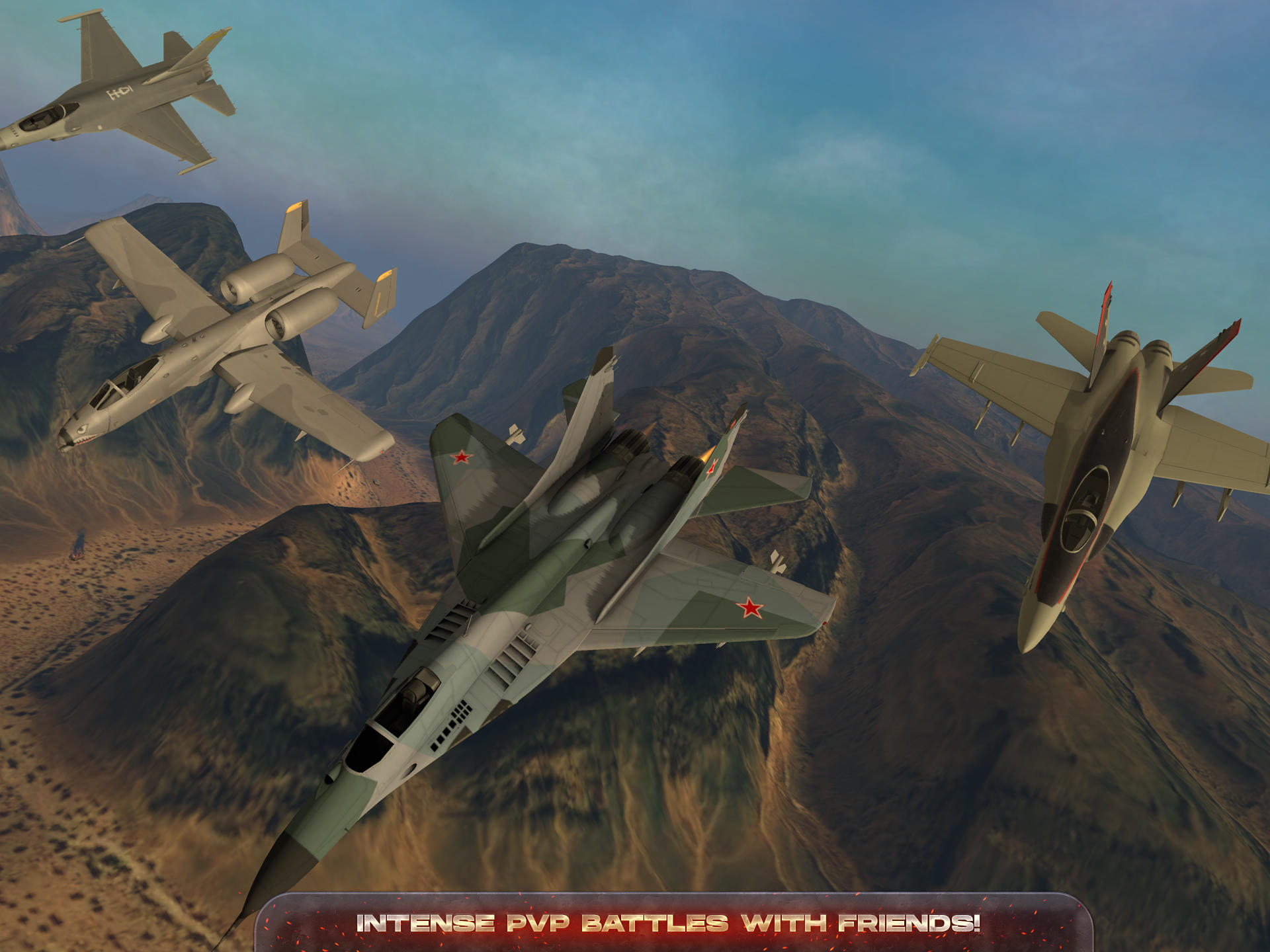 AeroMayhem PvP: Air Combat Ace ภาพหน้าจอเกม