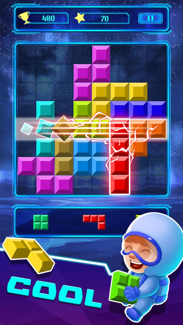 테트리스 블럭퍼즐 블록스트 블록 헥사 퍼즐 블록 퍼즐 탱그램 테트라 퍼즐게임 벽돌 클래식 게임 스크린 샷