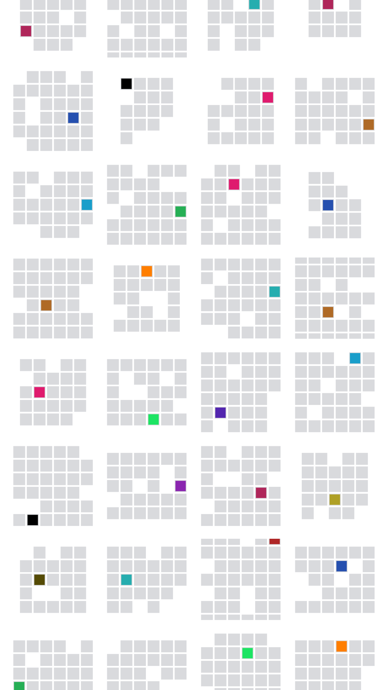 益智一筆畫解謎 Fill 遊戲截圖