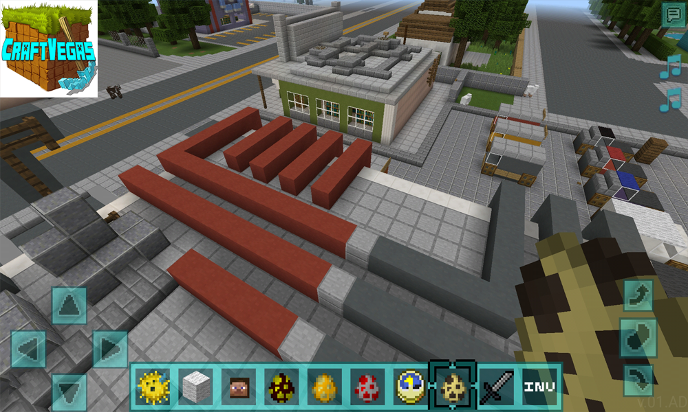 CraftVegas: Crafting & Building screenshot game