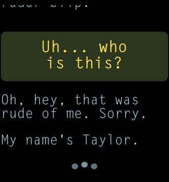Скриншот игры Lifeline: Silent Night