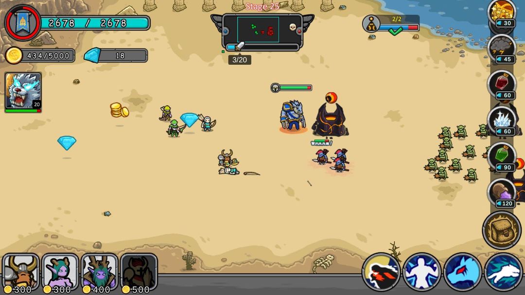 Screenshot of Defender Battle