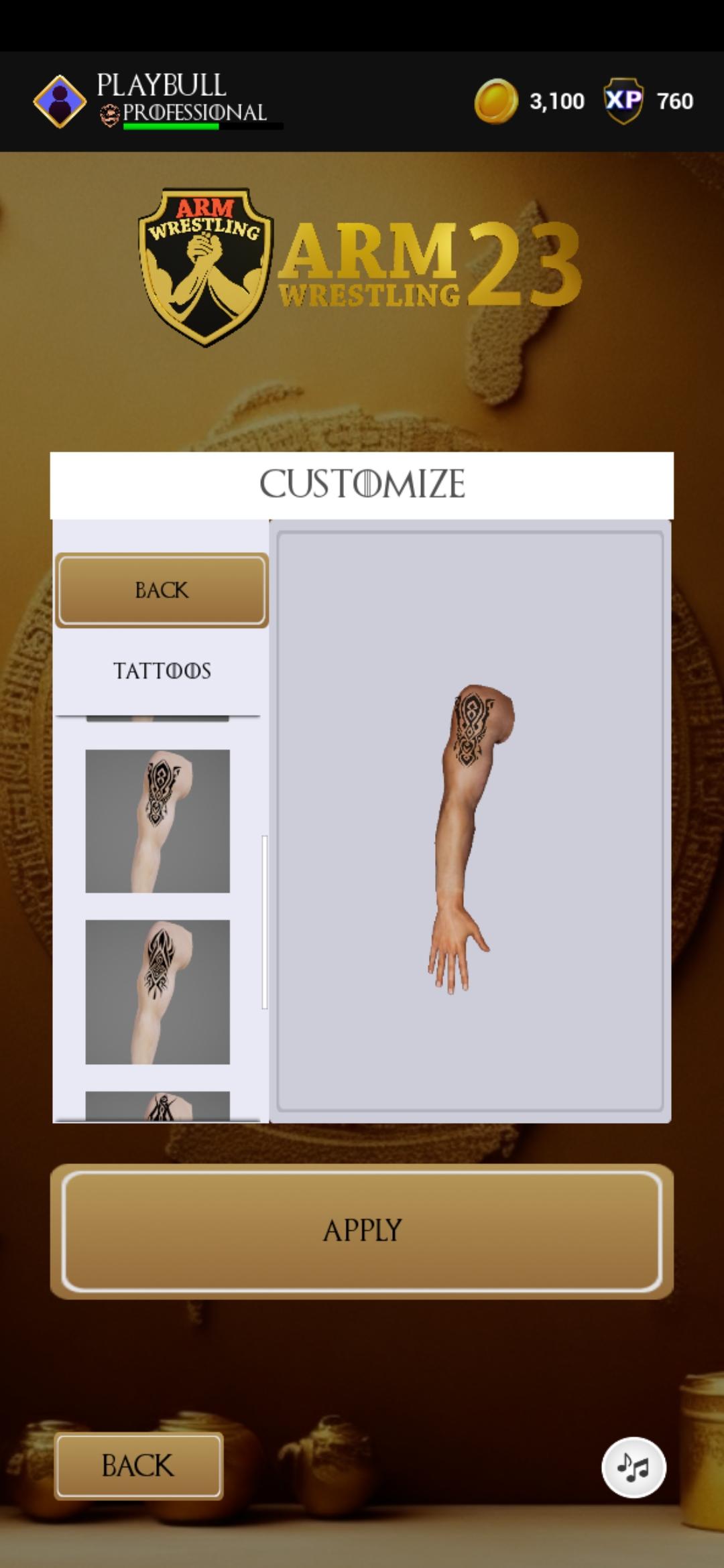 Screenshot of Arm Wrestling