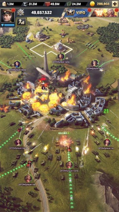 Kiss of War screenshot game