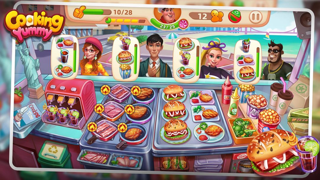 Cooking Yummy-Restaurant Game ภาพหน้าจอเกม