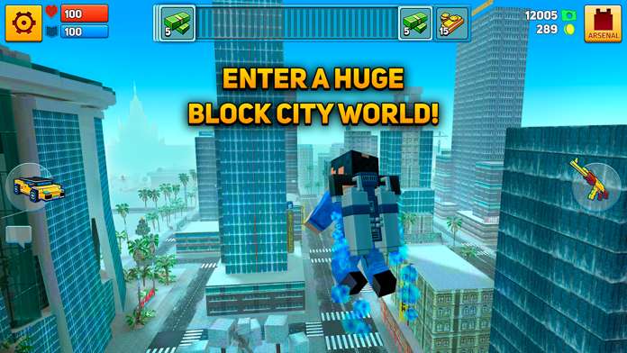 Screenshot 1 of Block City Wars: Mafia Town 7.3.1