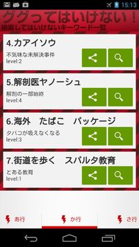 絶対にググるな!ググってはいけないランキング! Game Screenshot