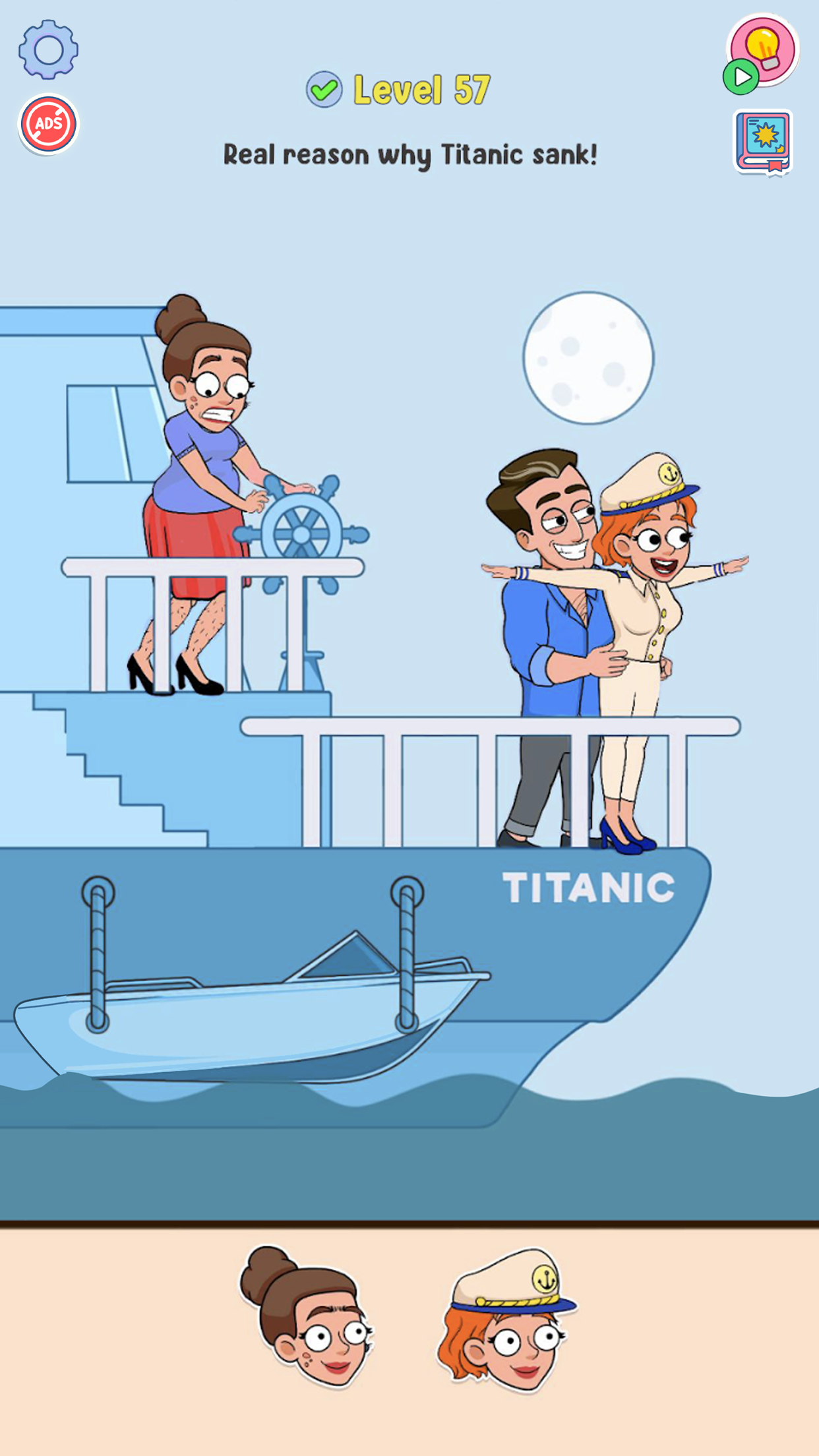 Happy Ending: Displace Puzzle screenshot game