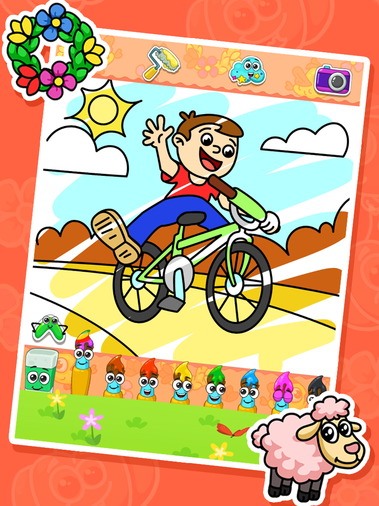 Captura de Tela do Jogo Jogos de colorir