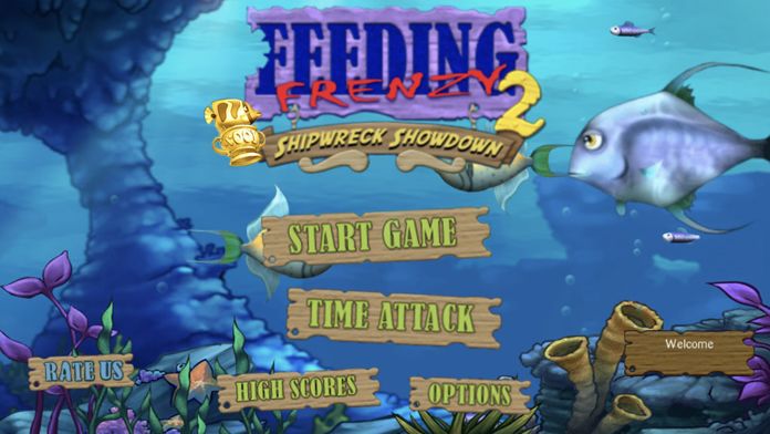 Screenshot of Feeding Frenzy 2!