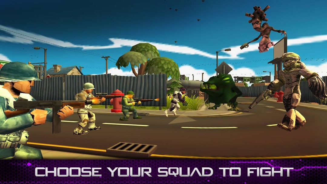 육군 대 외계인 : 침략 지구Aliens Mars Attack 게임 스크린 샷