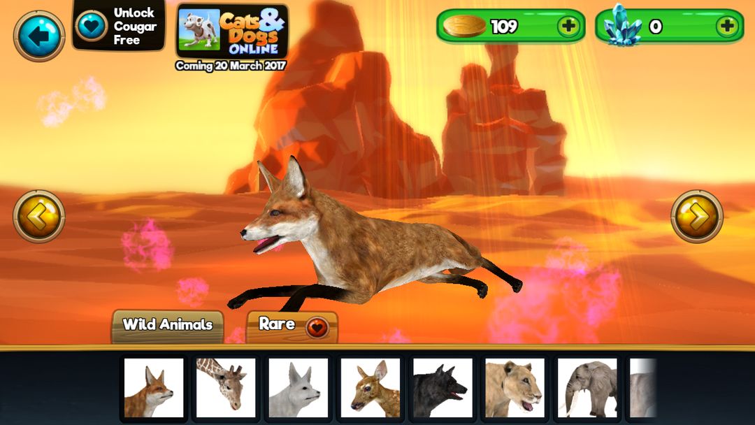 My Wild Pet: Online Animal 3D 게임 스크린 샷