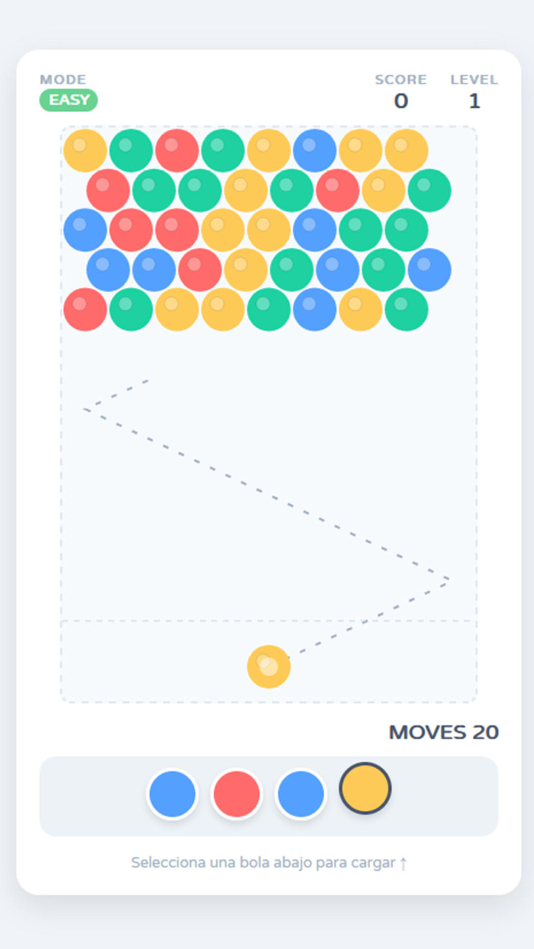 Bubble Color Mania Game Screenshot
