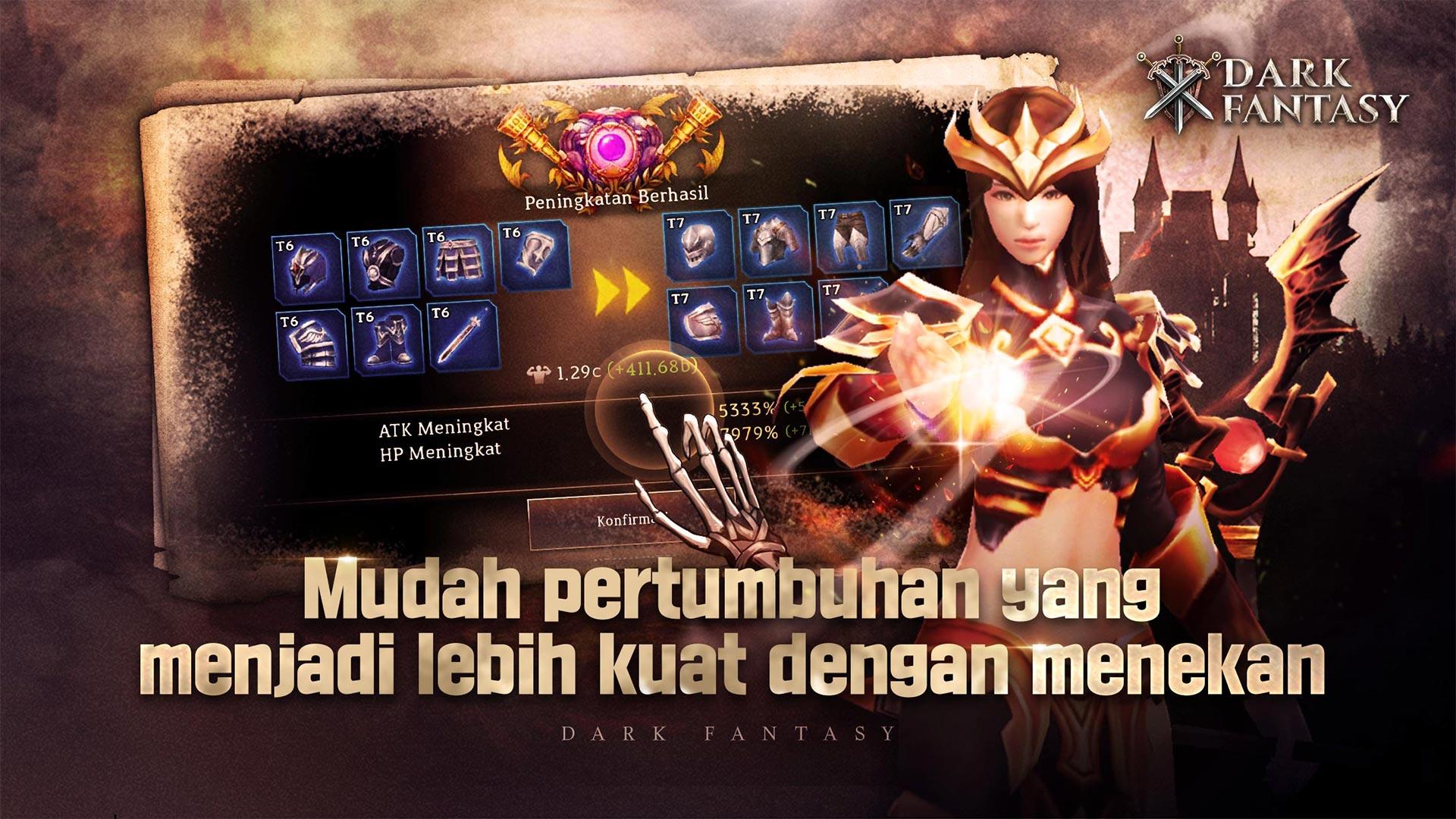 Cuplikan Layar Game Fantasi Gelap