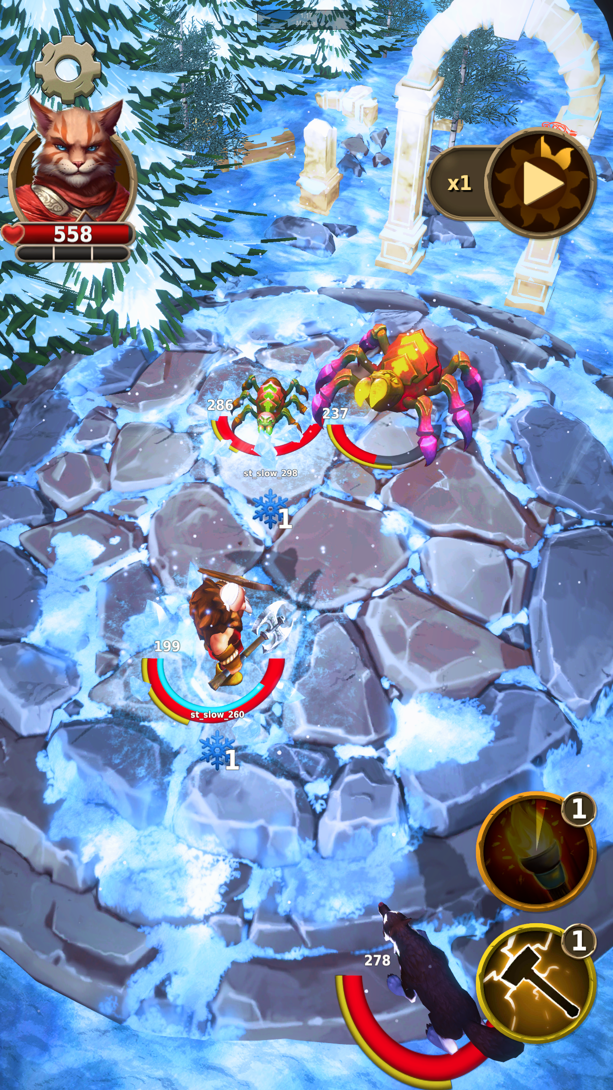 Скриншот игры Cat Viking - Ragnarok Loop