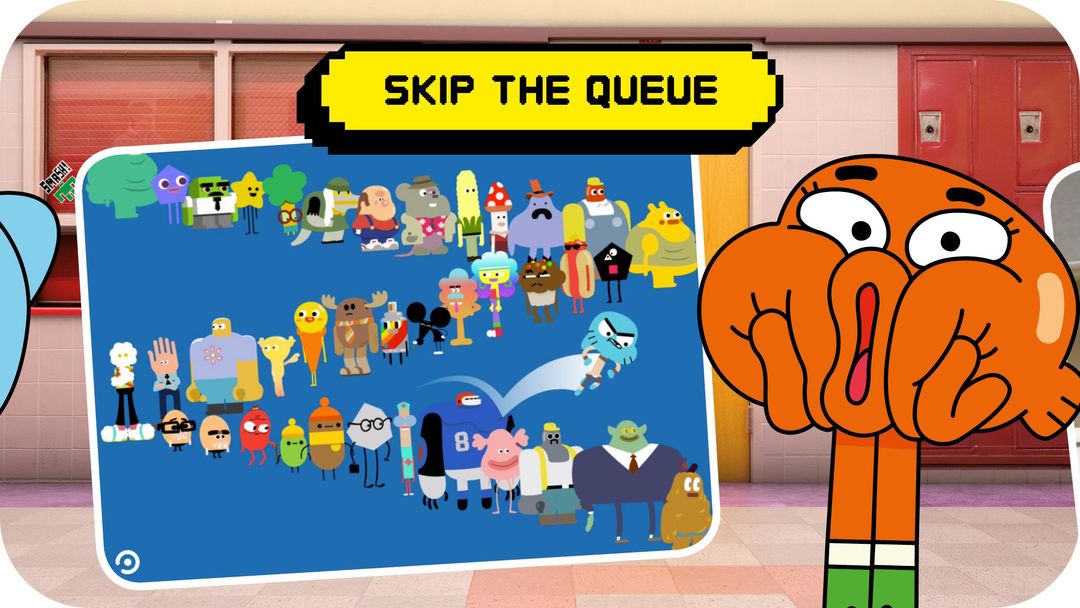 Skip-A-Head - Gumball 게임 스크린 샷