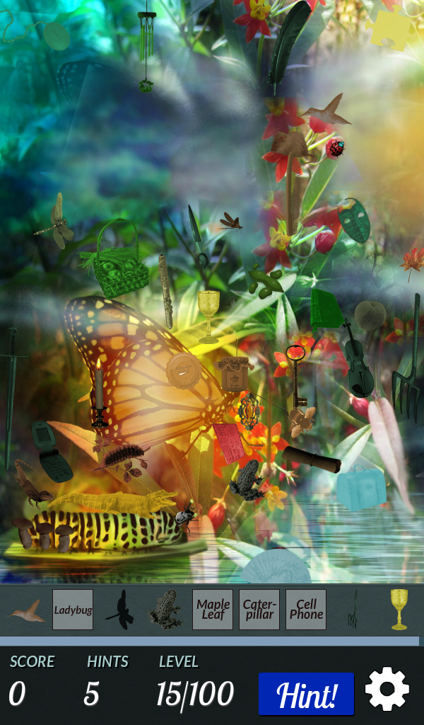 Скриншот игры Hidden Object - Flower Power