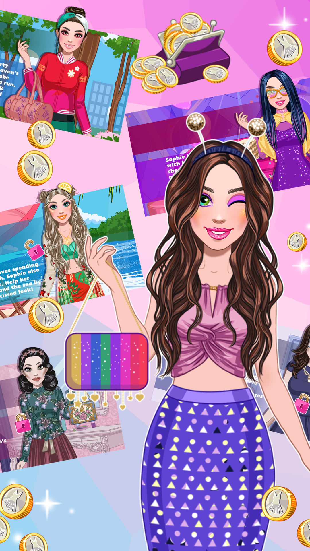 Sophie Fashionista Dress Up Game Screenshot