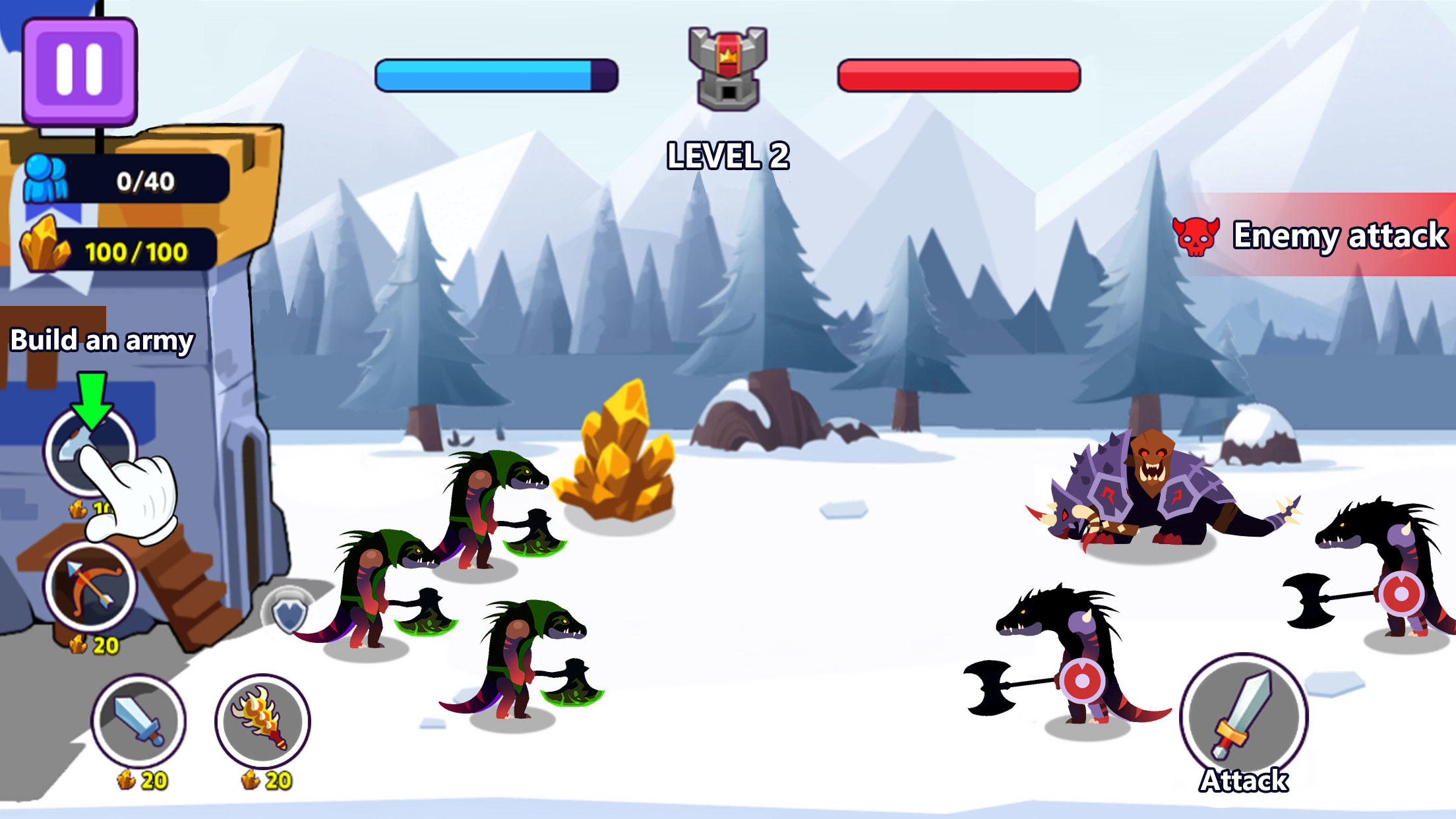 Cuplikan Layar Game Turf War - Skeleton Warzone
