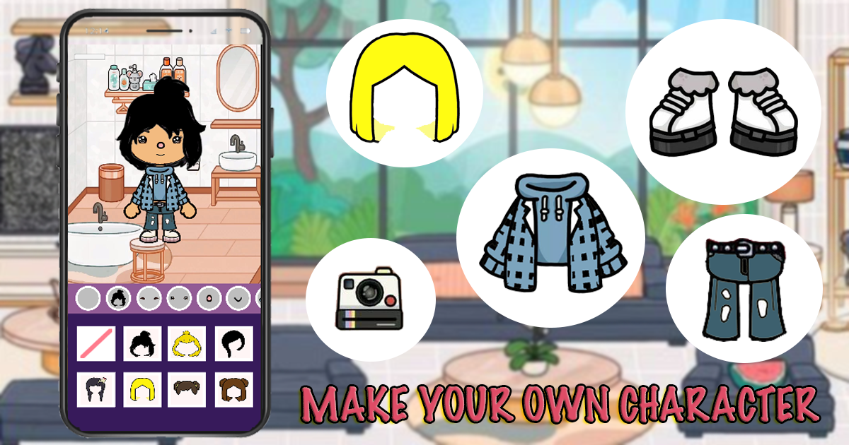 Cuplikan Layar Game Toca Dress Doll Up Games