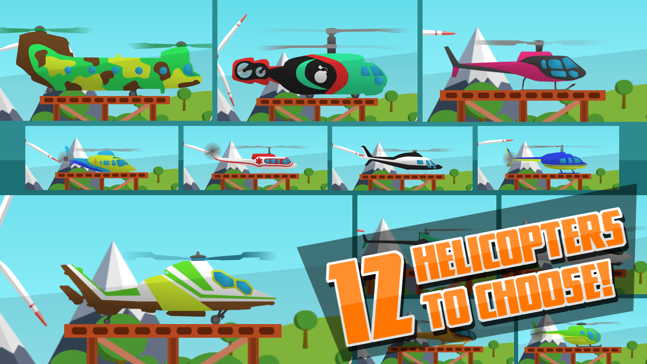 Go Helicopter (Helicopters) ภาพหน้าจอเกม