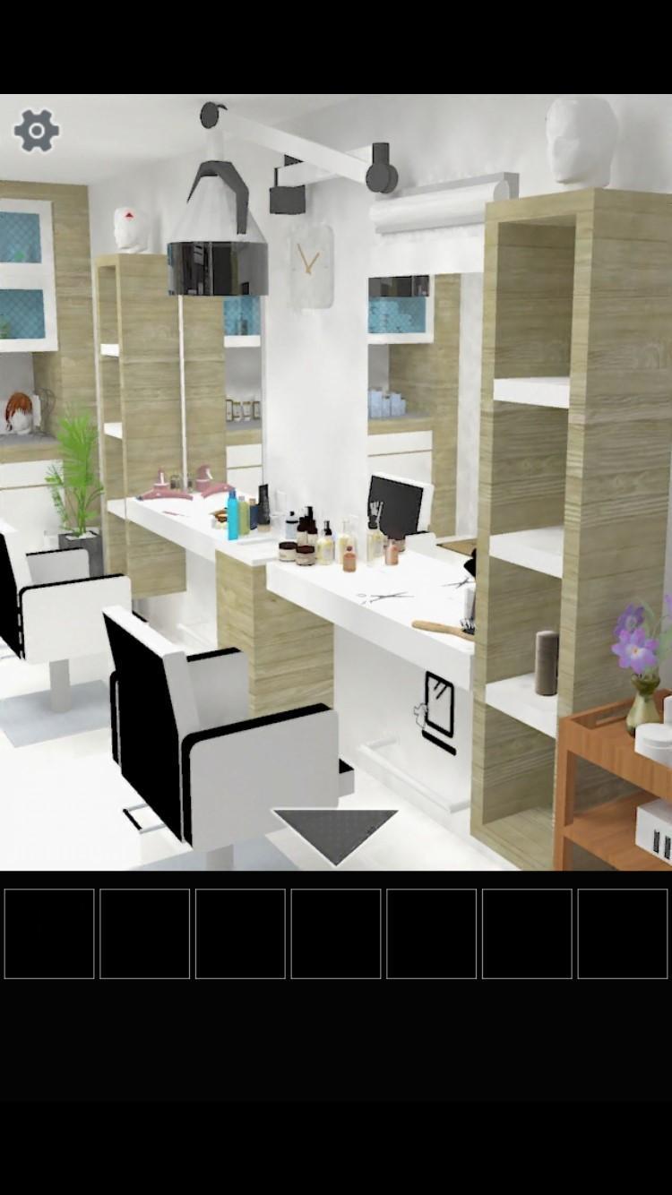 Escape from the barber room. Game Screenshot