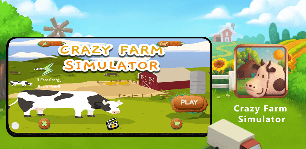 Banner of Crazy Farm Simulator 1.0.1