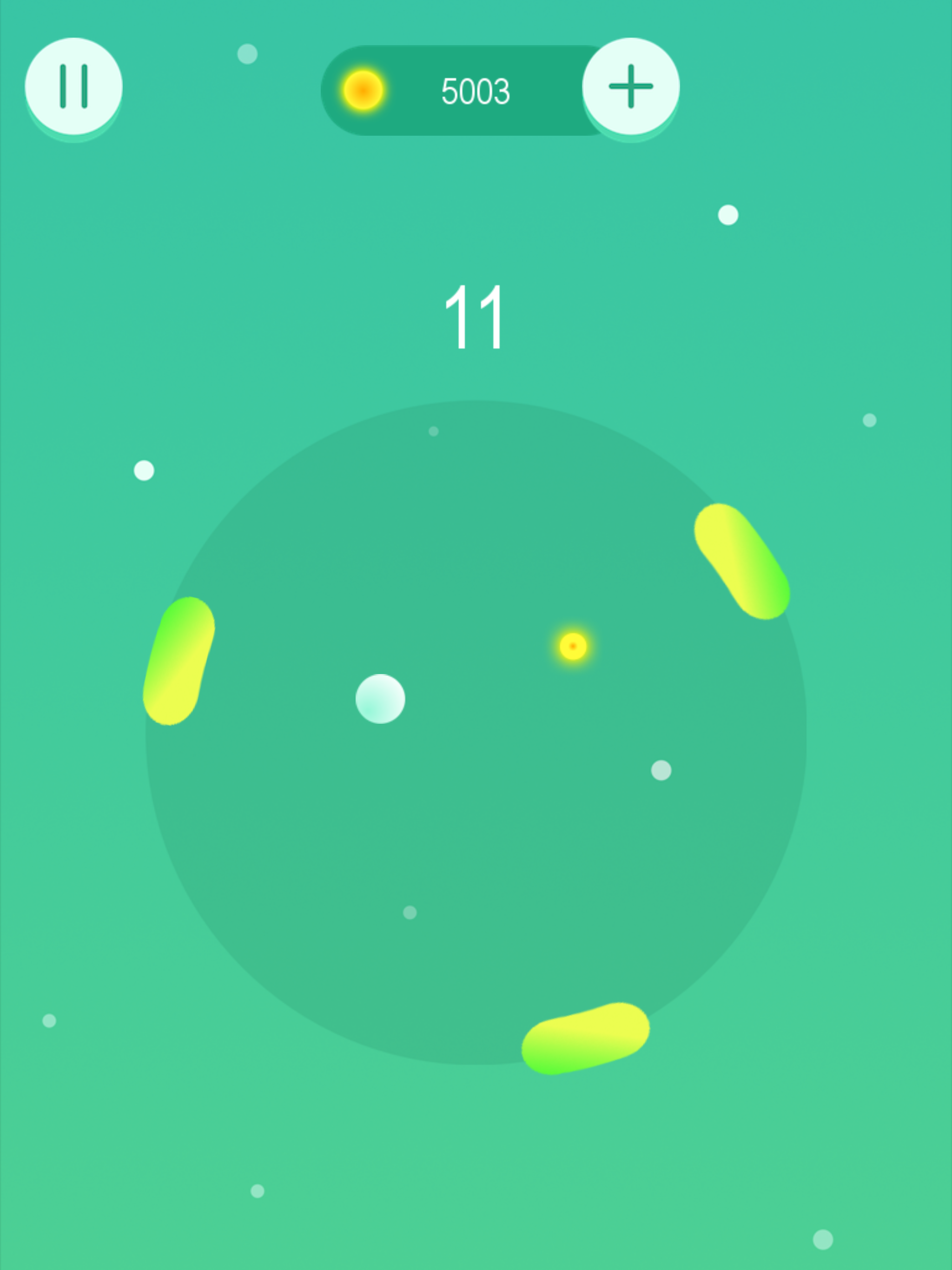 Wrist Pong Game Screenshot