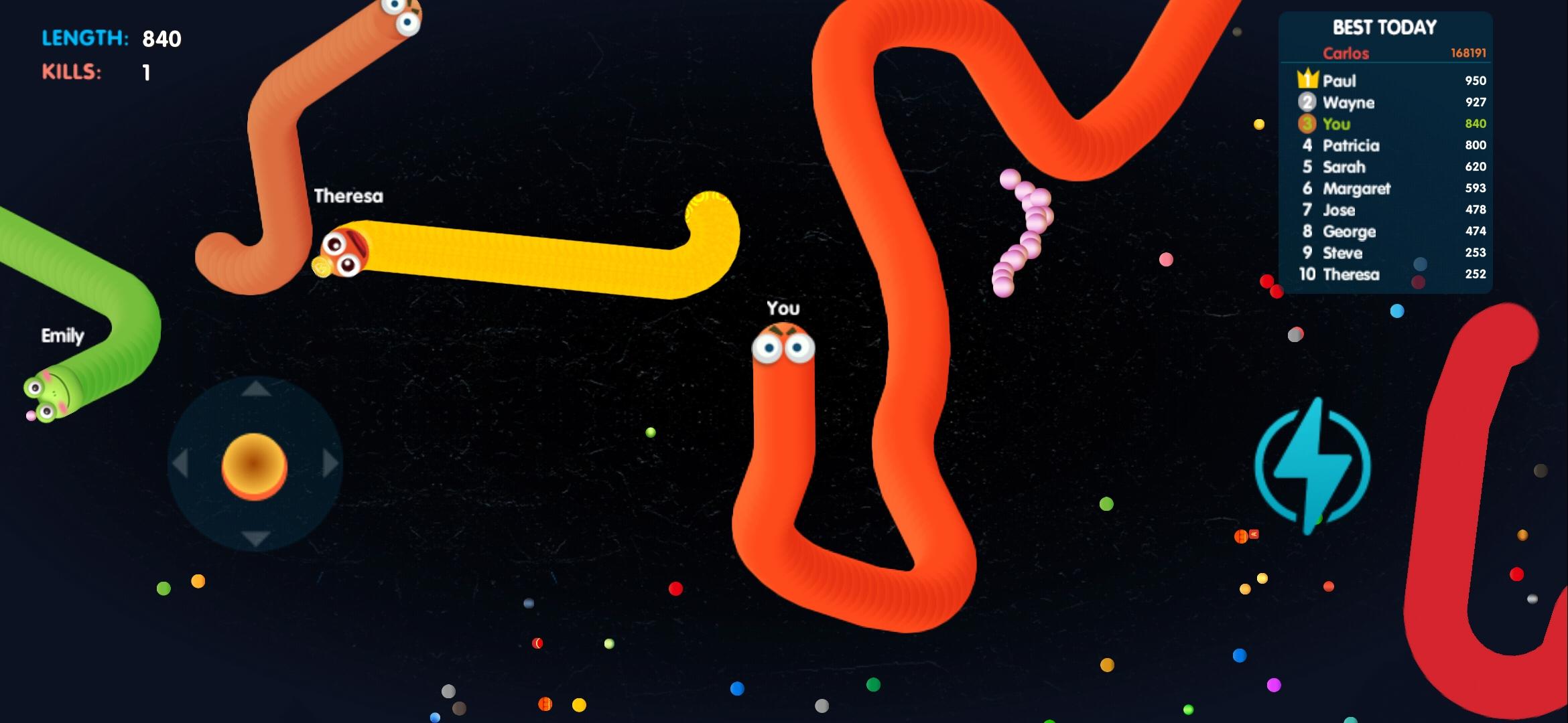 Snake Zone Worm Fun.IO Game Screenshot