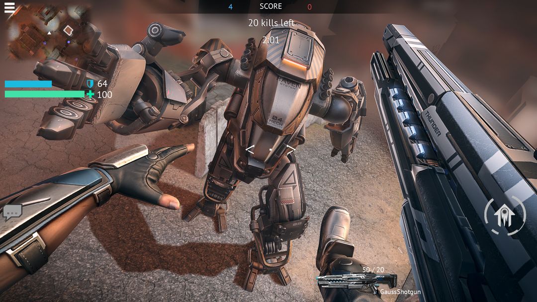 인피니티 옵스: SF Cyberpunk Shooter 게임 스크린 샷