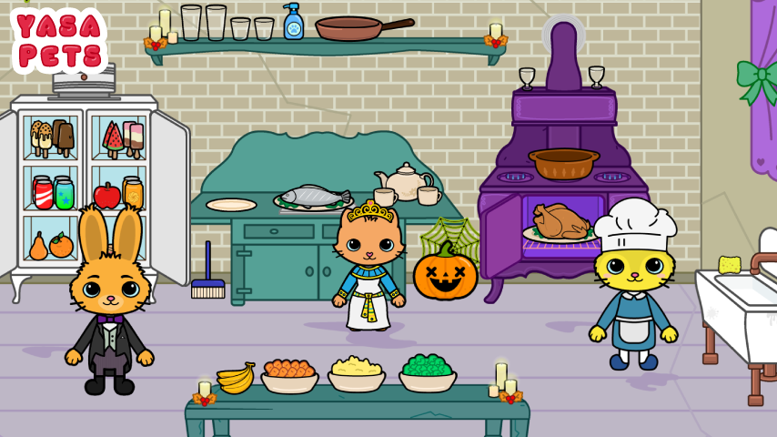 Yasa Pets Halloween 게임 스크린 샷