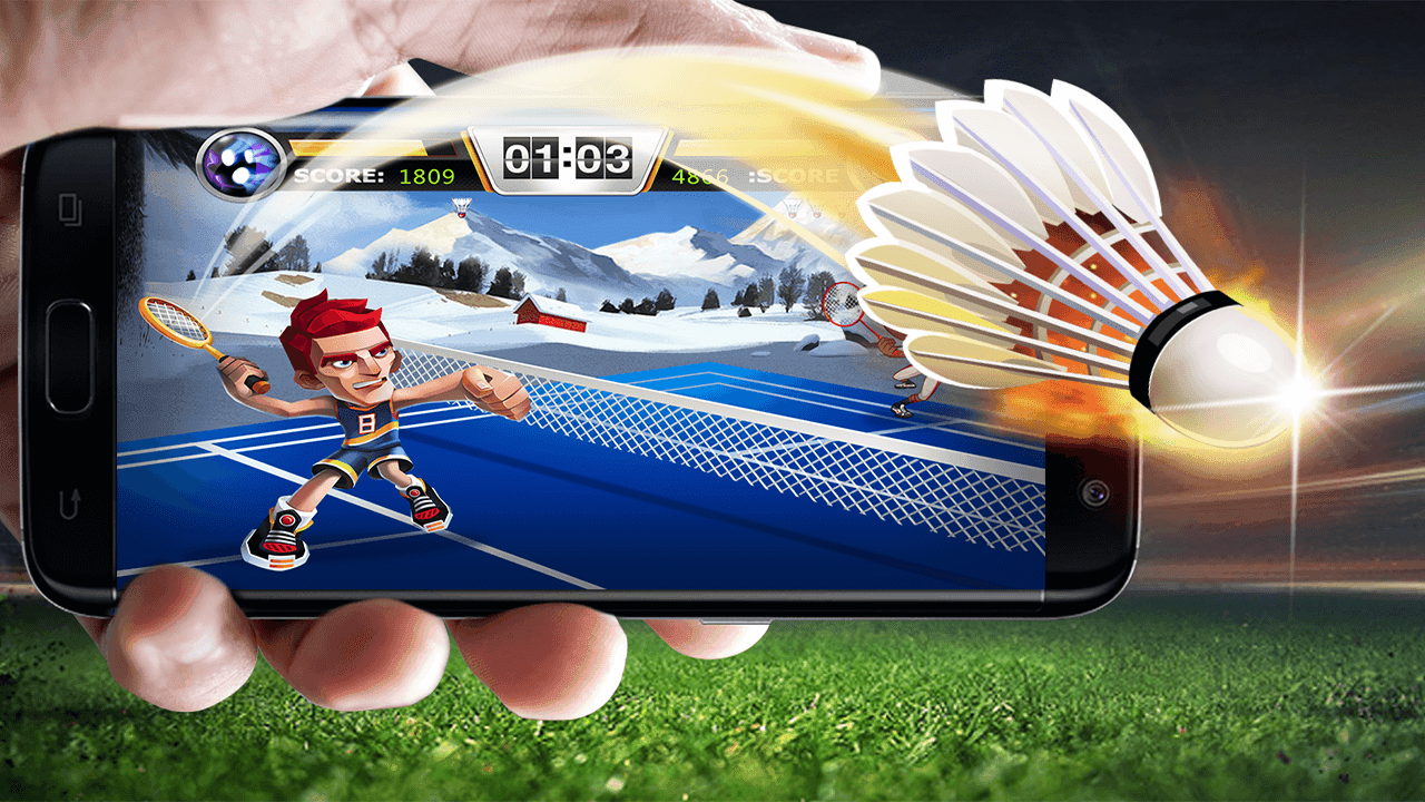 Badminton 3D Game Screenshot