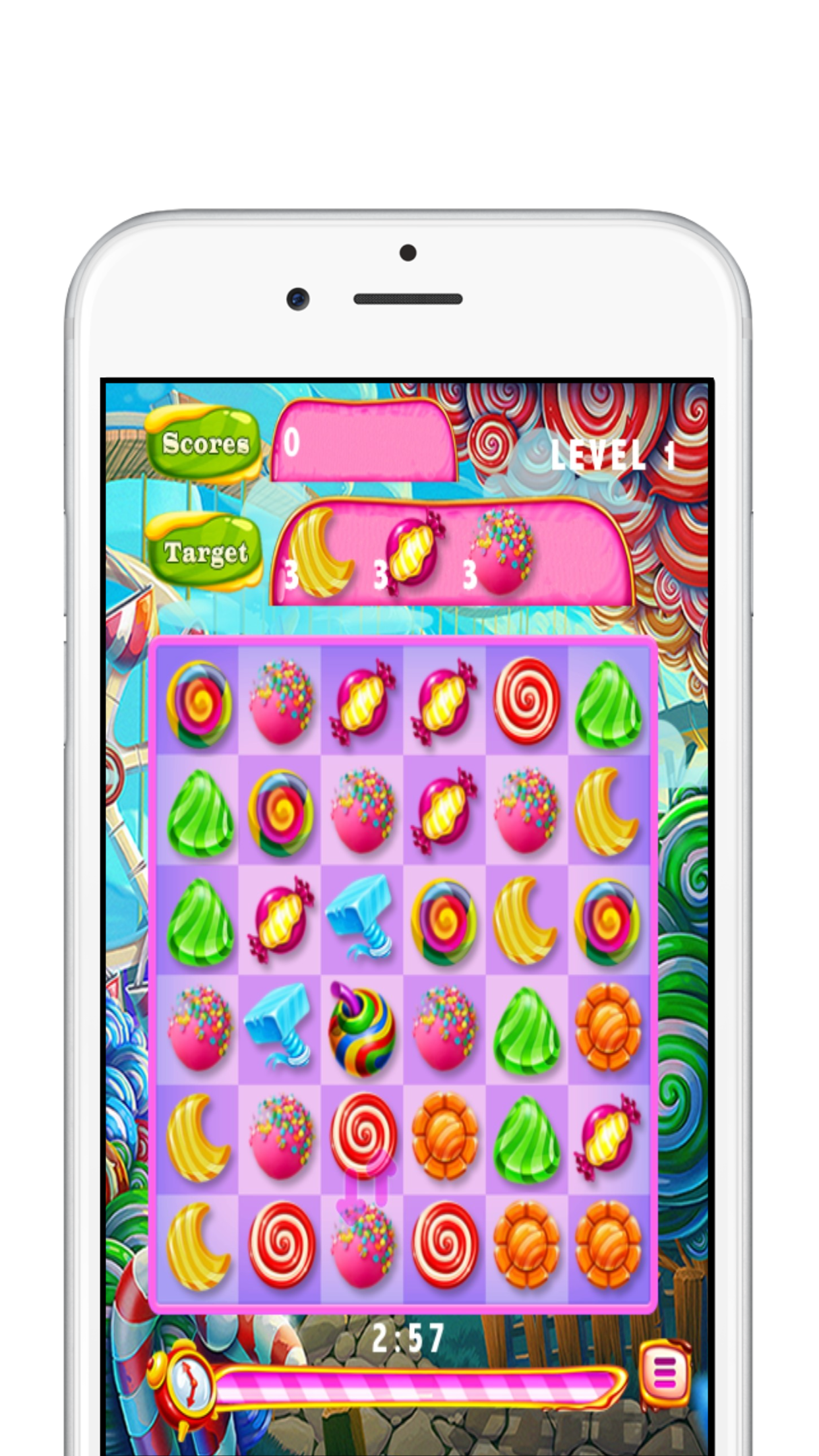 Candy Bangla Crush Game Screenshot