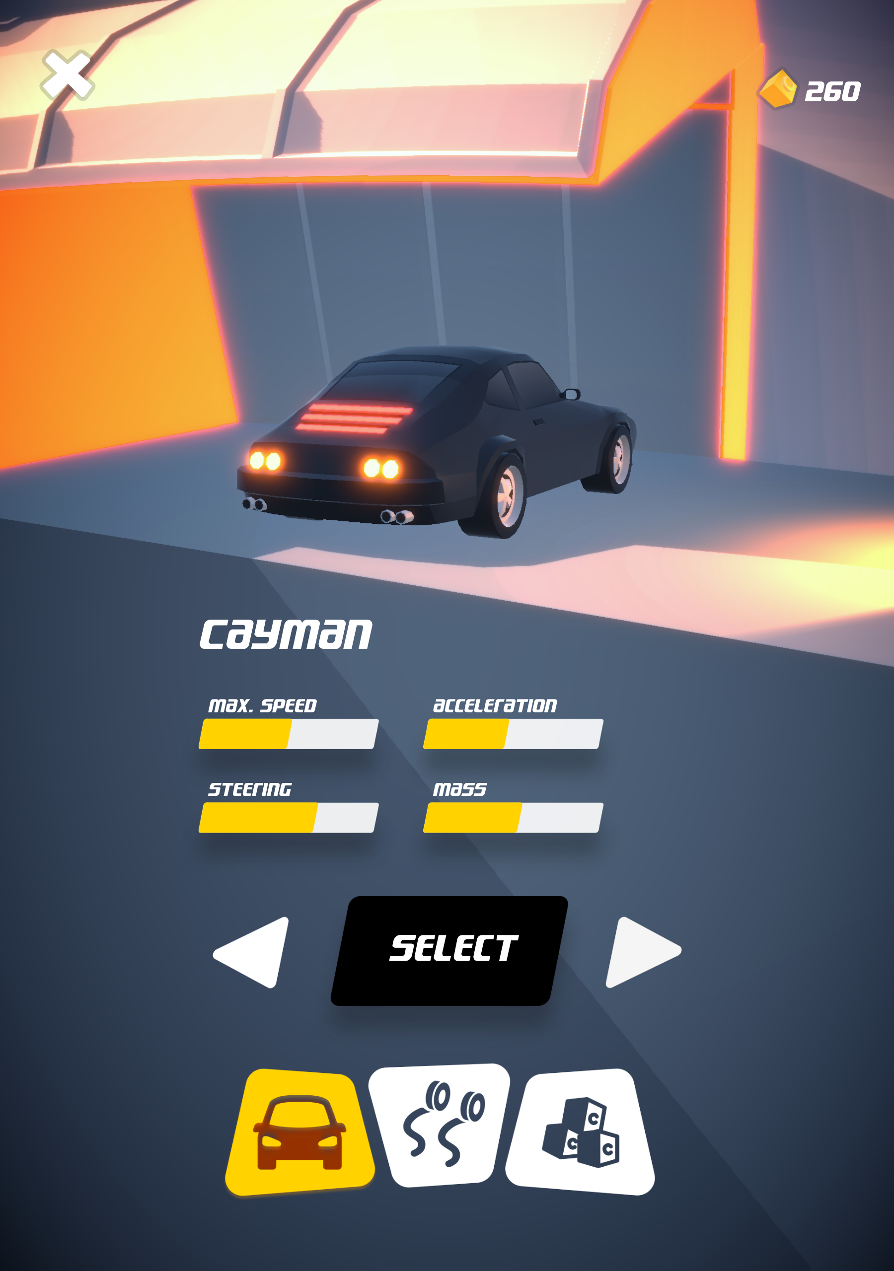 Screenshot of Sunset Driver