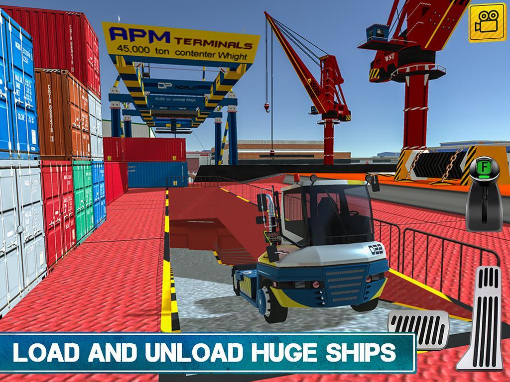 Cuplikan Layar Game Cargo Crew: Port Truck Driver