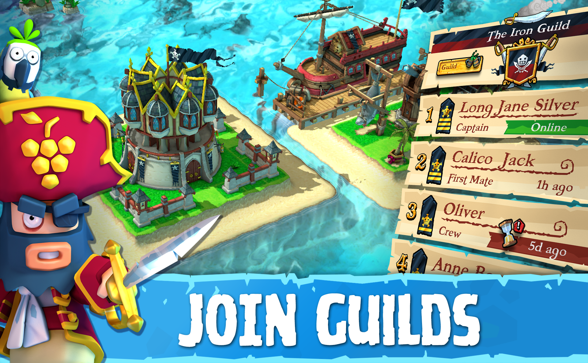 Plunder Pirates Game Screenshot