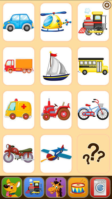 Toddler Flashcards HD: Baby Learning Games & Apps Game Screenshot