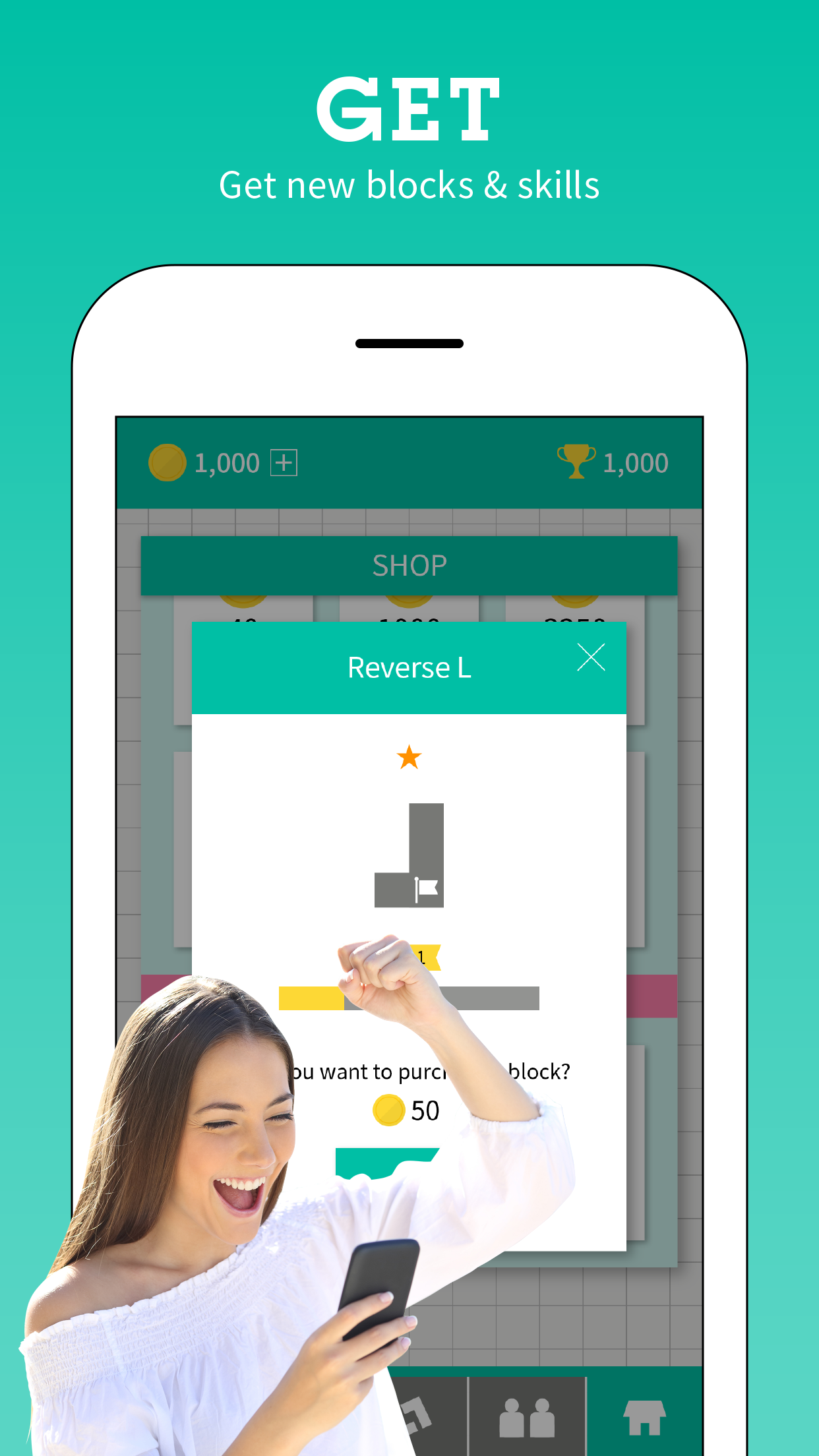 Enblox- Place blocks and conqu Game Screenshot