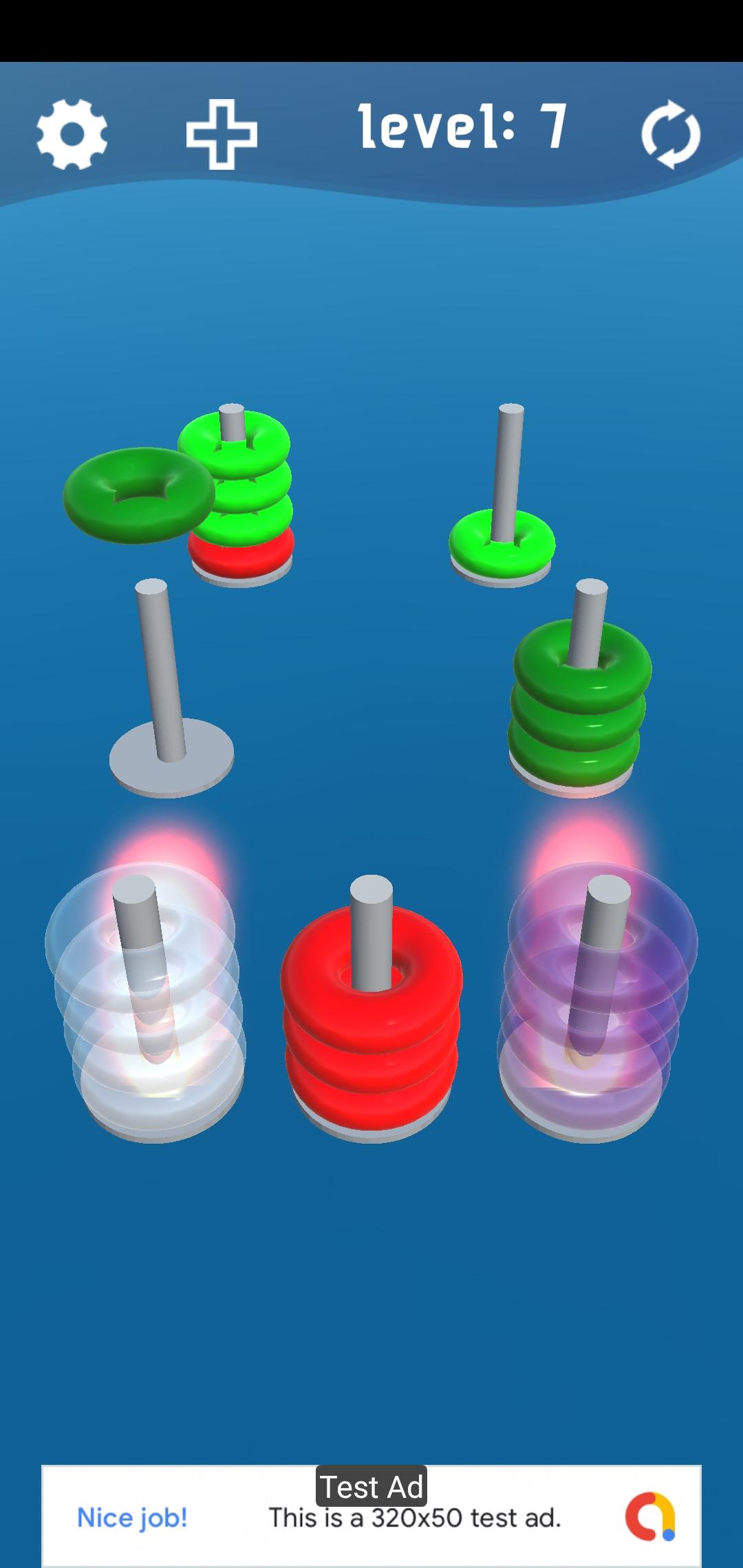 3D Colors Sort screenshot game