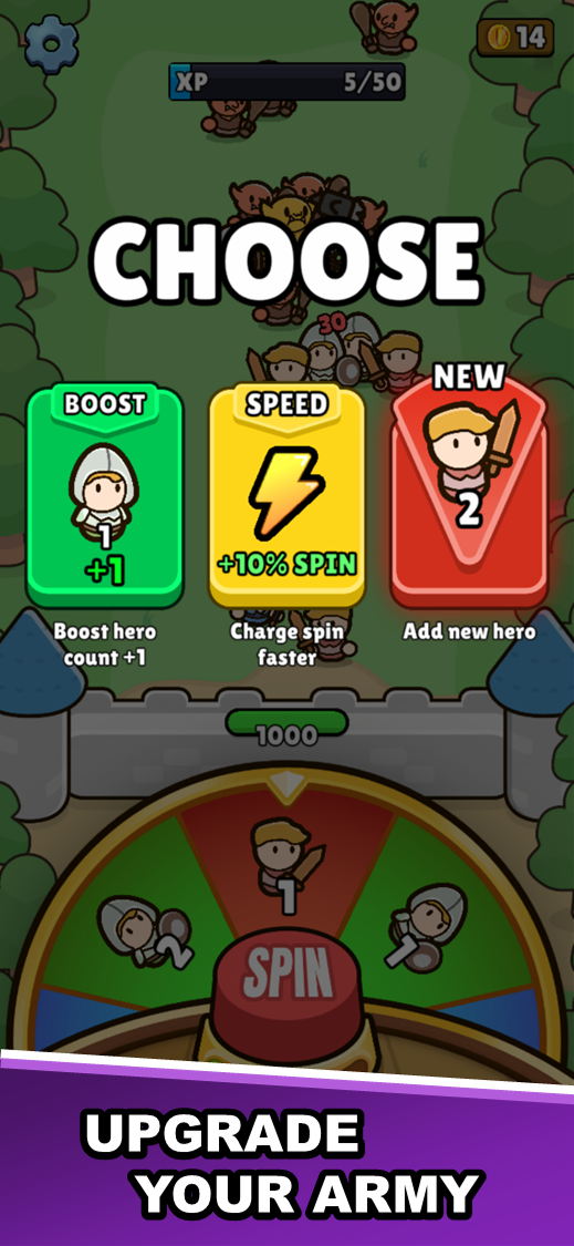 Spin Defender ゲームのスクリーンショット