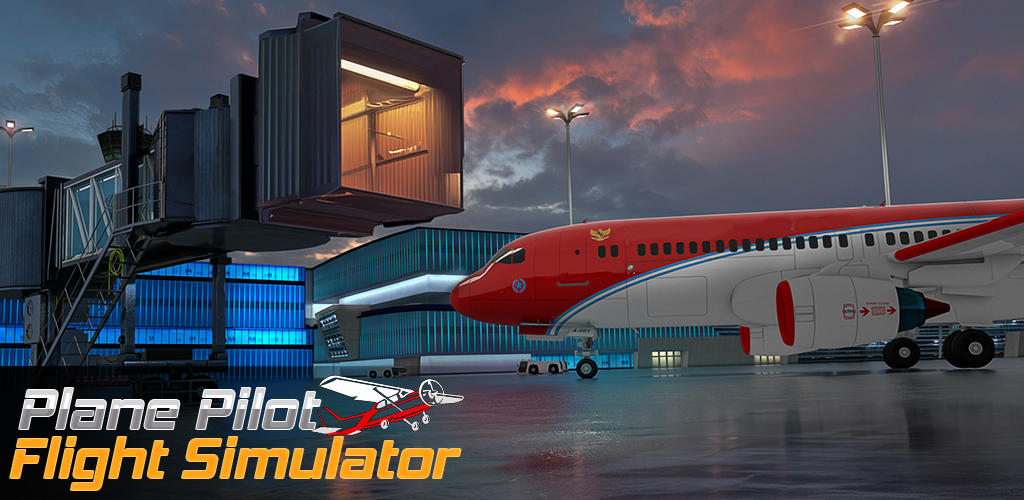 Banner of Plane Pilot Flight Simulator 