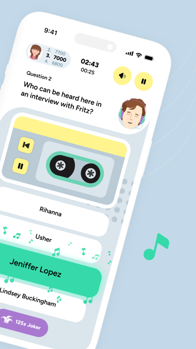 Quiz with Fritz - Music Trivia Game Screenshot