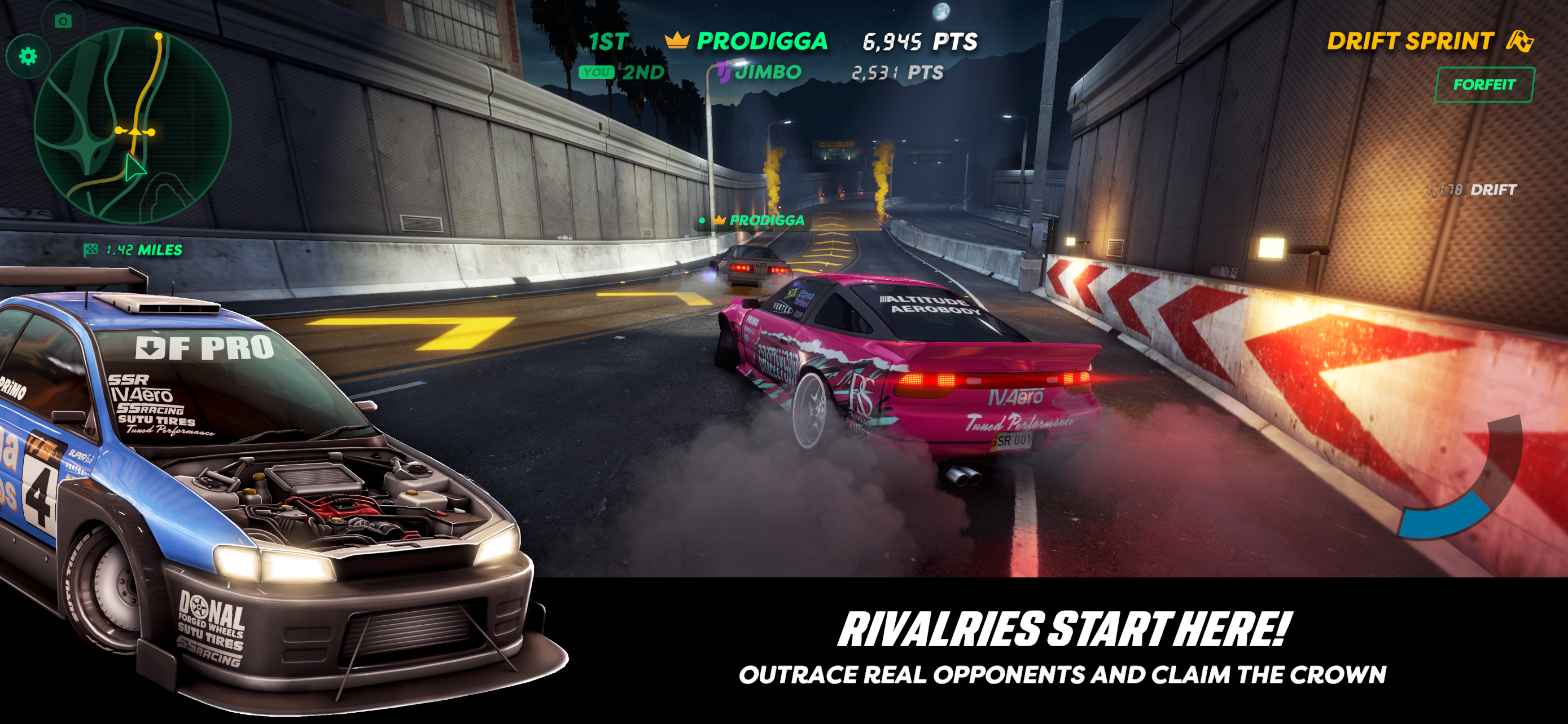 Static Shift Racing Game Screenshot