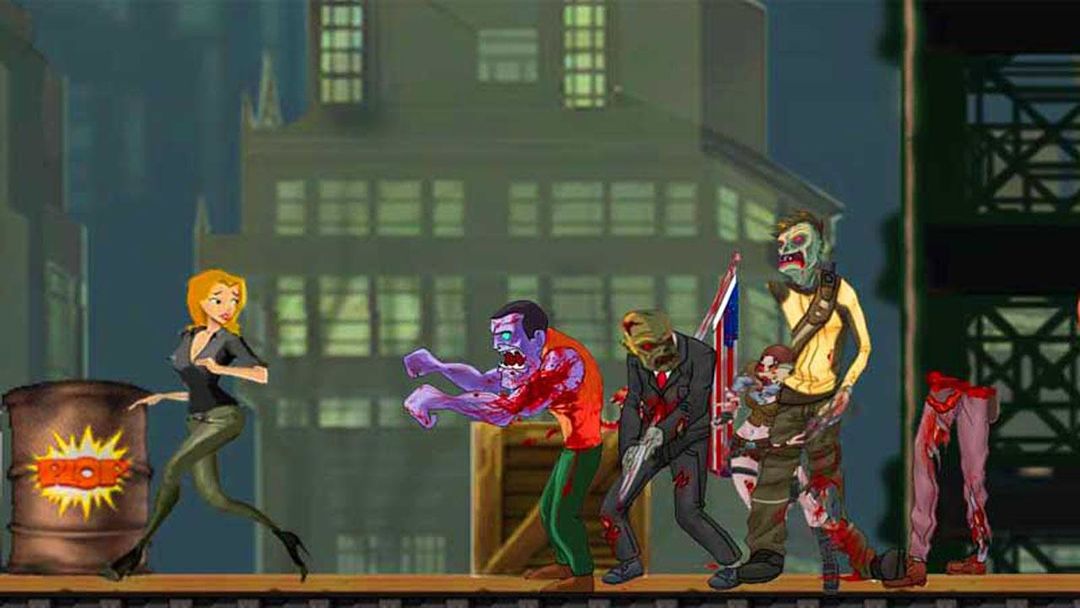 Girl Ninja VS Zombie 게임 스크린 샷